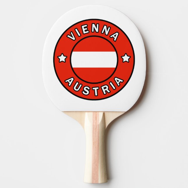 Raquete De Ping Pong Viena Áustria (Frente)
