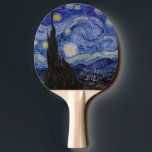 Raquete De Ping Pong Vincent Van Gogh - A noite de Starry<br><div class="desc">A Noite Estrelada / La nuit etoilee - Vincent Van Gogh em 1889</div>