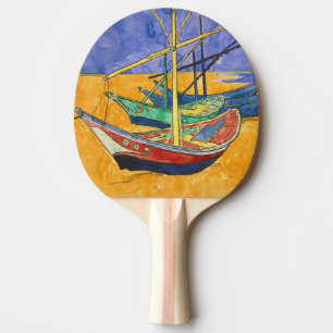Raquete De Ping Pong Vincent van Gogh - Barcos de Pesca na Praia