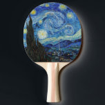 Raquete De Ping Pong Vincent Van Gogh Starry Night Vintage Fine Art<br><div class="desc">Vincent Van Gogh Starry Night Vintage Bing Ping Pong Paddle</div>
