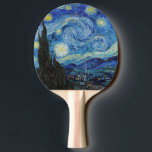 Raquete De Ping Pong Vincent Van Gogh Starry Night Vintage Fine Art<br><div class="desc">Vincent Van Gogh Starry Night Vintage Bing Ping Pong Paddle</div>