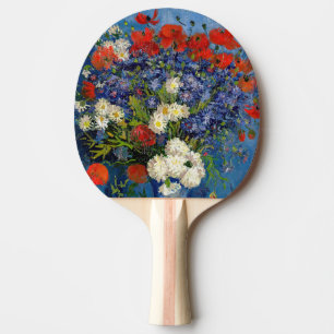 Raquete De Ping Pong Vincent van Gogh - Vase com Cornflower e Poppies