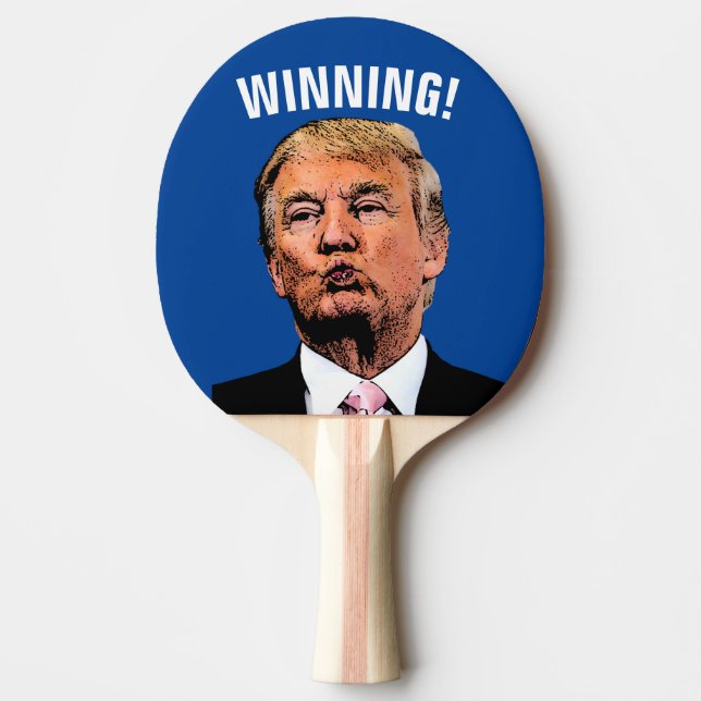 RAQUETE DE PING PONG VINDO! DONALD TRUMP PING PONG PADDLE (Frente)