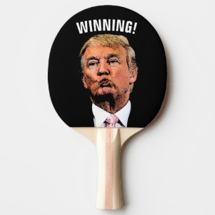 RAQUETE DE PING PONG VINDO! PASTA-PASTA DE PASTA DE PASSAGEM DE TRUMP