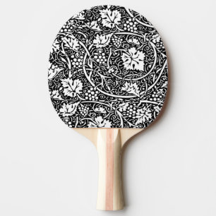 Raquete De Ping Pong Vintage Floral Wallpaper Grape Art Impressão
