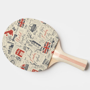 Raquete De Ping Pong Vintage London Ping Pong Paddle