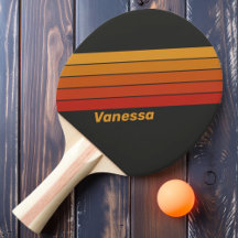 Vintage Midnight Sunset Listrado com Nome