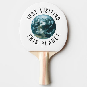 Raquete De Ping Pong Visitando Este Planeta