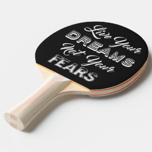 Raquete De Ping Pong Vive seu monograma feito sob encomenda dos sonhos
