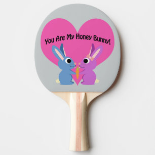 Raquete De Ping Pong Você é meu coelho do mel!