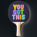 Raquete De Ping Pong Você Recebeu Esta Cotação Inspirativa Colorida<br><div class="desc">Traga positividade para o seu jogo com este... Você tem este belo e colorido pino de pinos de asas. Com um design vibrante e lúdico, este remo inspira e se ergue com suas cores alegres e sua mensagem motivacional. Perfeito para adicionar uma vibração divertida e encorajadora à sua próxima partida...</div>