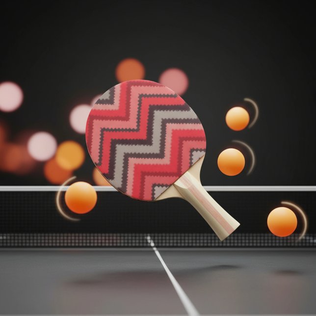 Raquete De Ping Pong Warm Chevron (Criador carregado)