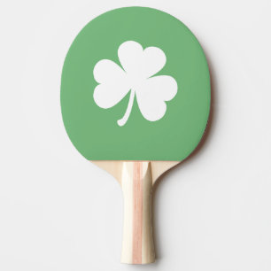 Raquete De Ping Pong White Irish Shamrock Verde