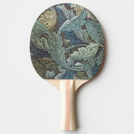 Raquete De Ping Pong William Morris Acanthus Sage Flor de Floral Botâni