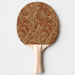Raquete De Ping Pong William Morris Arcadia Jardim Floral Flor Classi