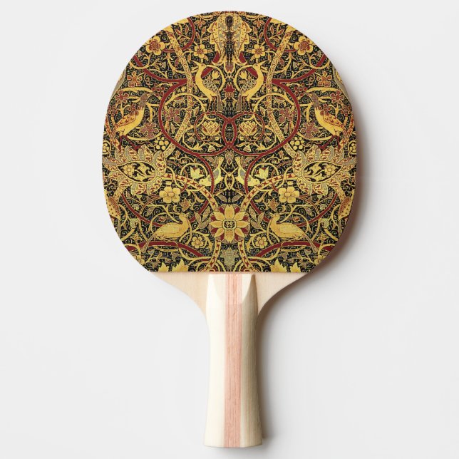 Raquete De Ping Pong William Morris Bullerswood Faux Tapeçaria (Frente)