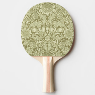 Raquete De Ping Pong William Morris Sunflower Green Flower