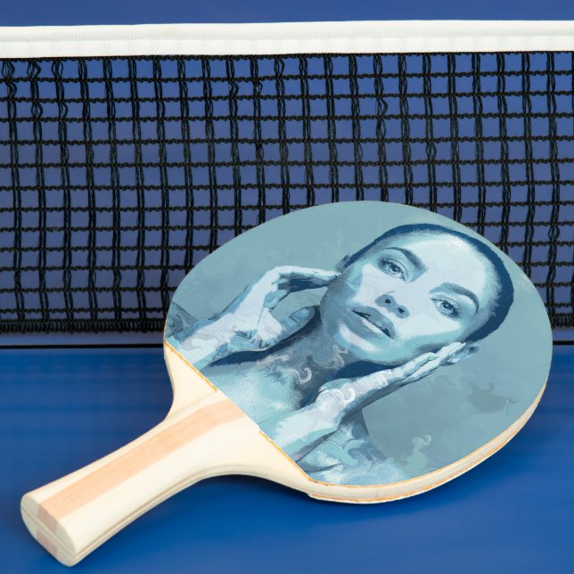 Raquete De Ping Pong "Woman in Blue" (Insitu)