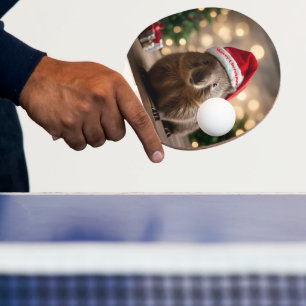 Raquete De Ping Pong "Wombat Wonderland: A Cozy Christmas Eve"