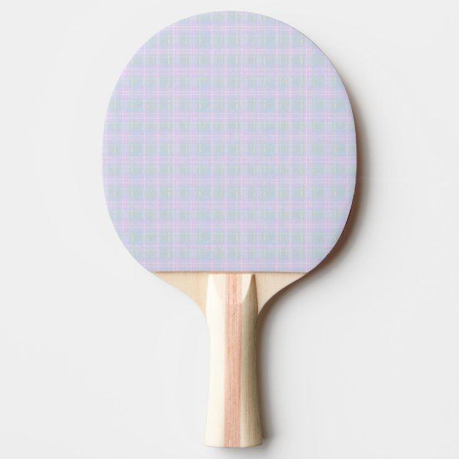 Raquete De Ping Pong Xadrez Azul da Pradaria (Frente)