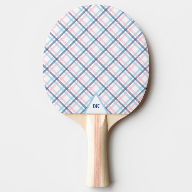 Raquete De Ping Pong Xadrez Pastel (Frente)