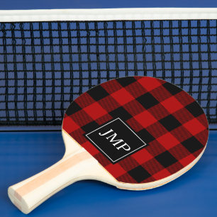 Raquete De Ping Pong Xadrez Red Buffalo Moderna   Pessoal Inicial