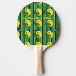 Raquete De Ping Pong Zen, Orgânico, Bambu, Bolas de Tênis de Mesa Ying 