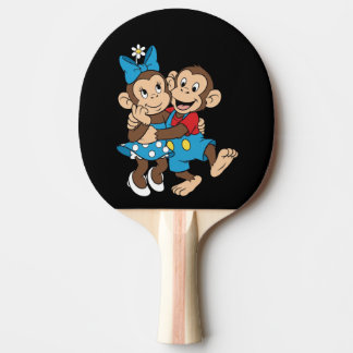 Raquete De Ping Pong Zina e Mimo estão flertando.