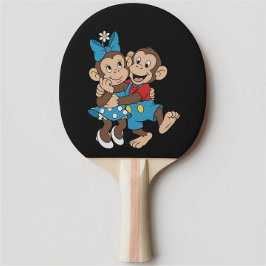 Raquete De Ping Pong Zina e Mimo estão flertando.