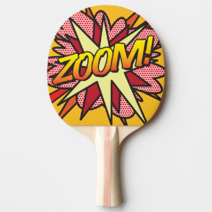 Raquete De Ping Pong ZOOM História em Quadrinhos Divertida e Moderno e