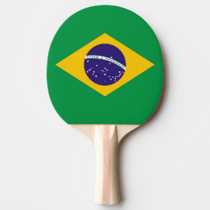 Raquete De Tênis De Mesa A bandeira de Brasil Bandeira faz Brasil
