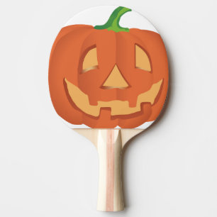 Raquete De Tênis De Mesa Abóbora no Halloween 1