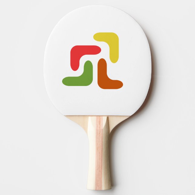 Raquete De Tênis De Mesa Abstrato Ping Pong Paddle (Frente)