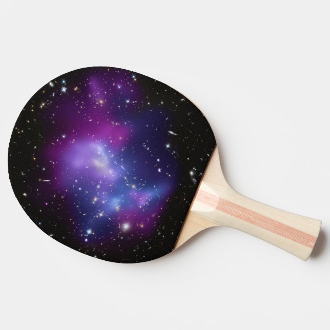 Raquete De Tênis De Mesa Aglomerado de Galáxias Roxo (Lateral)