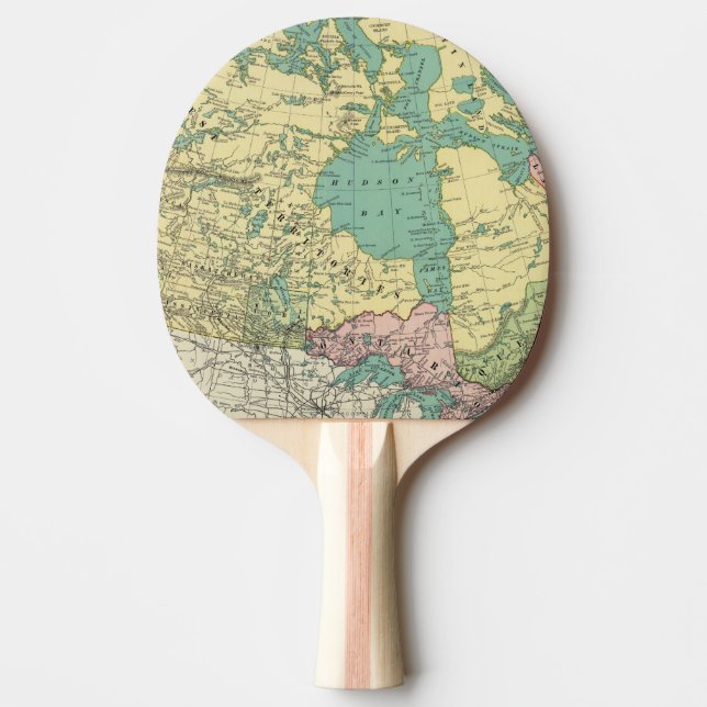 Raquete De Tênis De Mesa América britânica (Frente)