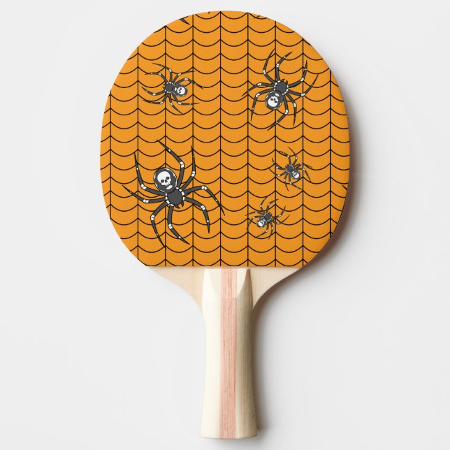 Raquete De Tênis De Mesa Aranhas no Ping Pong Paddle (Frente)