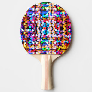 Raquete De Tênis De Mesa Arte brilhante colorida