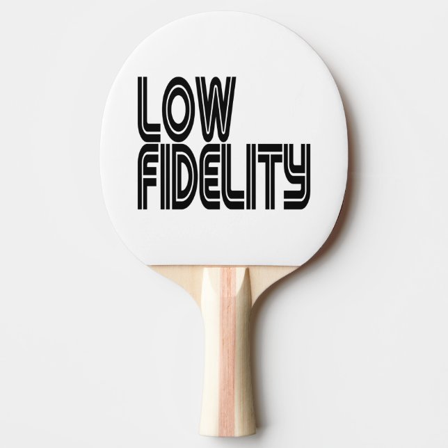 Raquete De Tênis De Mesa Baixa Fidelidade (Frente)