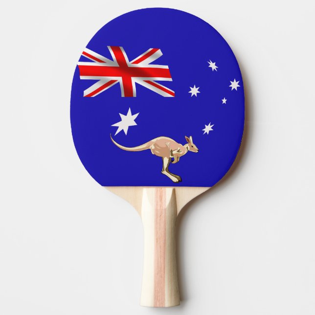 Raquete De Tênis De Mesa Bandeira australiana (Frente)