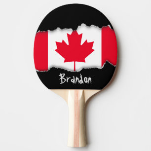Raquete De Tênis De Mesa Bandeira clássica de Canadá