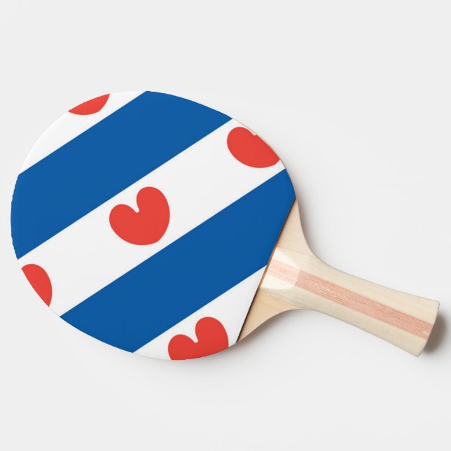 Raquete De Tênis De Mesa Bandeira da Frísia (Lateral)