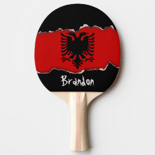 Raquete De Tênis De Mesa Bandeira de Albânia
