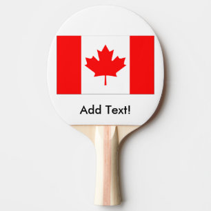 Raquete De Tênis De Mesa Bandeira de Canadá