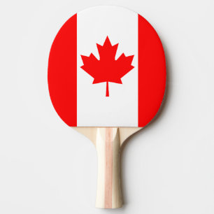 Raquete De Tênis De Mesa Bandeira de Canadá