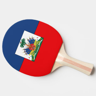 Raquete De Tênis De Mesa Bandeira de Haiti