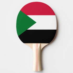 Raquete De Tênis De Mesa Bandeira do Sudão