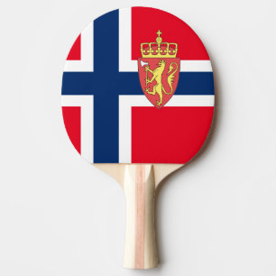 Raquete De Tênis De Mesa Bandeira norueguesa