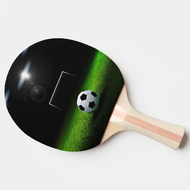 Raquete De Tênis De Mesa Bola de futebol (Lateral)