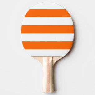 Raquete De Tênis De Mesa Branco Moderno, Faixa Laranja