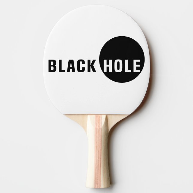 Raquete De Tênis De Mesa Buraco Negro (Verso)